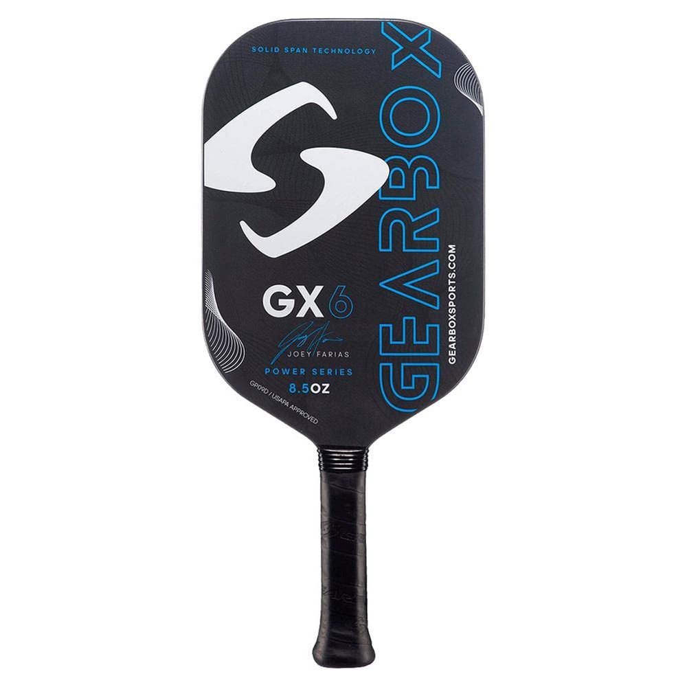 Gearbox GX6 Power 8.5oz 3-15/16in Carbon Fiber Blue Joey Farias Signature Paddle