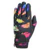 Hy5 Unisex Lightweight Printed Riding Gloves (XL) (Black/Hot Pink/Purple) view 1