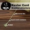 9KM DWLIFE Kevlar Kite String, 1000lb 300Ft, Braided Kevlar Line, Low Stretch, High Strength, Heavy Duty, Fishing Assist Cord, Camping, Hiking, Outdoor Survival Rope view 3