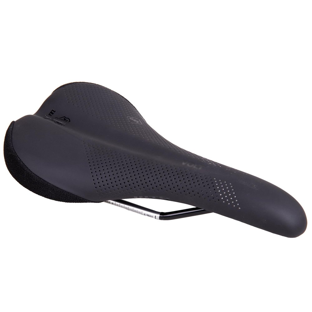 WTB Volt Bike Seat (Saddle) - Comfortable Medium Thickness Padding, Mountain, Gravel & E-Bikes (Cromoly Rail, Medium)