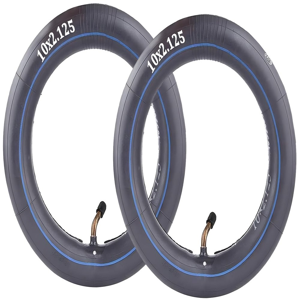 2PCS 10 x 2.125 (10 Inch) Inner Tube for Baby Stroller, Schwinn Tricycle Trike Bike, Kids Bike, Kids Tricycle, Baby Jogger, 3 Wheel Trikes, Fit 10x1.90 10x1.95 10x2.125 10x2.25 Tire Inner Tube, 10x2 I