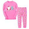 Tphon Girls Christmas Pajamas Toddler Boy Kids Holiday Pajamas Set Santa PJS Winter Sleepwear Children Clothes(Pink,2T) view 1
