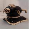 Antique US Navy Mark Solid Brass and Steel Diving Divers Helmet Mini Scuba view 3