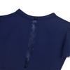 FEESHOW Girls High Neck Ruffle Flutter Sleeve Chiffon Pleated Dress Wedding Bridesmaid Party Flower Girl Dress Navy 6 view 4