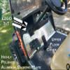 J & O Carts Parts Fits Ezgo TxT/Medalist Golf cart Polished Aluminum Diamond Plate Upper Floor view 3