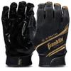 Franklin Sports Supratak Football Receiver Gloves - Black/Chrome - Adult X-Large view 1