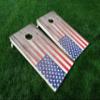Distressed America 20 USA Flag Cornhole WRAP Set Vinyl Board Decal Baggo Bag Toss Boards * Made in The USA * view 1
