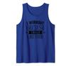 I Workout Because I Really Like Food: Funny Exercise Tank Top view 1