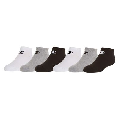 Champion unisex child Kids' Multipacks Socks, No Show - Asst, 5 7 US