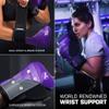 Hayabusa T3 Boxing Gloves for Men and Women Wrist and Knuckle Protection, Dual-X Hook and Loop Closure, Splinted Wrist Support, 5 Layer Foam Knuckle Padding - Purple/Black, 16 oz view 4