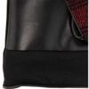 Isotoner Mens Sleek Heat Wool Blend Faux Leather Driving Gloves Red M view 2