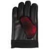Isotoner Mens Sleek Heat Wool Blend Faux Leather Driving Gloves Red M view 3