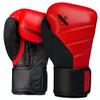Hayabusa T3 Boxing Gloves for Men and Women Wrist and Knuckle Protection, Dual-X Hook and Loop Closure, Splinted Wrist Support, 5 Layer Foam Knuckle Padding - Red/Black, 16 oz view 1