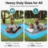 Kootek Camping Hammock 400 lbs Capacity, Portable Hammocks with Tree Straps & Attached Carry Bag, Camping Essentials Gear, Perfect for Outside Indoor Hiking Beach Backpack Travel view 2