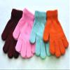 BaiX Boys and Girls Warm Winter Knitted Writing Gloves, 5-12 Years Old (Orange) view 2