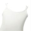 JEATHA Kids Girls Gymnastics Leotard Ballet Dance Top Sleeveless Spaghetti Straps Cross Back Athletic Bodysuit White 3-4 view 4