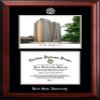 Campus Images NCAA Kent State Golden Flashes Unisex Silver Medallion Frame Kent State University 11w x 8.5h Silver Embossed Diploma Frame Lithograph, Brown, One Size view 1