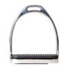 UNISTRENGH Western Stirrup Equestrian Saddles Accessories Stainless Steel Stirrup (Silver, D Type) view 4