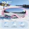 findway Kids Ski Goggles, Kids Snow Snowboard Goggles for Boys Girls Youth OTG view 2