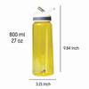 AceCamp TRITAN Portable Water Bottle for Kids, Toddlers, Adults, Odor & BPA-Free Leakproof Plastic Water Bottle, Hiking, Camping, School, Outdoors (12oz/20oz/27oz) (27 oz - Yellow) view 4