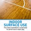 Franklin Sports 5000 Men's + Women's Indoor Basketballs - Official Size 29.5" Inch + 28.5" Inch Men's + Women's Basketball with Air Pump - Composite Indoor Basketballs - Regulation Size BasMketballs, Size 6 view 2
