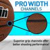 Franklin Sports 5000 Men's + Women's Indoor Basketballs - Official Size 29.5" Inch + 28.5" Inch Men's + Women's Basketball with Air Pump - Composite Indoor Basketballs - Regulation Size BasMketballs, Size 6 view 4