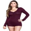 1882 Nala Romper Burgundy view 1