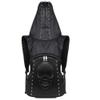 Personality 3D Skull Leather Backpack Rivets Skull Backpack with Hood Cap Apparel Bag Cross Bags view 2