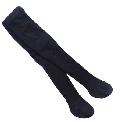 Ding-dong Baby Kid Girl Cotton Tights(Style 8, Black,2-4T)