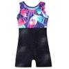 HOZIY Gymnastics Leotards With Shorts for Girls Size 9-10 Years Old Tumbling Wear Black view 2