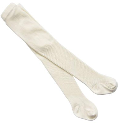 Ding-dong Baby Kid Girl Cotton Tights(Style 8, White,2-4T)