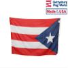 4x6' Puerto Rico Flag - Durable All Weather Nylon & Reinforced Fly End Stitching - Made in USA view 2