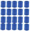 10 Pairs Sports Wristbands, Wrist Sweatbands for Men & Women, Stretchy & Sweat Absorbing Cotton Terry,Perfect for Basketball, Football, Tennis, Soccer, Running & Working Out Blue view 1