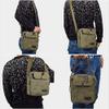 dealcase Small Messenger Bag Casual Shoulder Bag Travel Organizer Bag Multi-pocket Purse Handbag Crossbody BagsArmy Green view 2