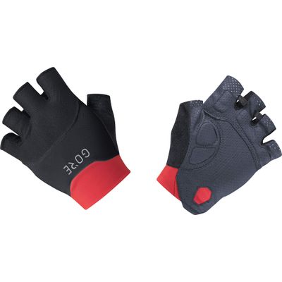 GORE WEAR C5 Short Vent Gloves, Black/Hibiscus Pink, XXXL