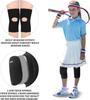 Sborter Knee Pads for Kids Junior Youth, for Biking,Volleyball,Basketball,Football,Skating,Dancing, 1 Pair,M Black/Rose view 3