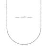 PORI JEWELERS Sterling Silver Diamond Cut Rope Chain Necklace- 1.5MM-7.5MM -Made In Italy - 7"-30" (18, 1.8MM) view 1
