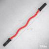 Synergee Commercial EZ Curl Olympic Bar Red Cerakote with Powder Coated Black Bushings Excellent for Bicep Curls and Triceps Extensions view 4
