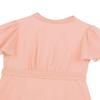 FEESHOW Girls High Neck Ruffle Flutter Sleeve Chiffon Pleated Dress Wedding Bridesmaid Party Flower Girl Dress Orange 10 view 3