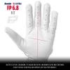 Franklin Sports CFX Fp Chrome Softball Batting Gloves Pair - White - Women's X-Large view 2