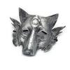 ZHYF Werewolf killing Mask funny wolf head Mask (silver) view 3