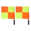 Assistant Referee Flags Football,Athletic Soccer Referee Flags,2PCS Referee Linesman Flag with Storage Bag for Sports Match Soccer Football Hockey Training Soccer Accessories Linesman Flags view 2