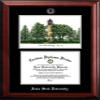 Campus Images NCAA Iowa State Cyclones Unisex Silver Medallion Frame Iowa State University 11w x 8.5h Silver Embossed Diploma Frame Lithograph, Brown, One Size view 1