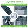 MAY TREE Clear Bag for Stadium Events 12612 Clear Tote Lunch Bag with Reinforced Straps for Work, Sporting Events and Gym, Grey view 3
