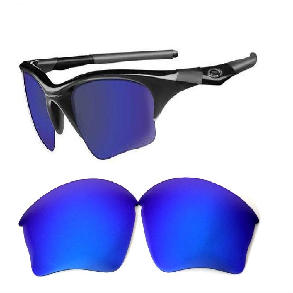 Galaxy Replacement Lenses For Oakley Half Jacket XLJ Sunglasses Polarized (Blue, Blue)