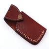 Damascus Steel Folding Pocket Knife 8 Bushcraft Skinner Hunting Survival Handmade Brass Damascus Buffalo Horn Mosaic Pin Handle Free Cowhide Leather Pouch(126) view 1