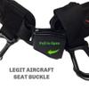 EZ DIP Weighted Dip Belt with Dumbbell Hook - Snap on, pull tight, hook dumbbell - Plush Comfort Belt Squat Belt - Belt Squat Attachment - Pull Up Weight Belt view 2