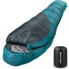 Bessport Mummy Sleeping Bag | 15-45  Extreme 3-4 Season Sleeping Bag for Adults Cold Weather Warm and Washable, for Hiking Traveling & Outdoor Activities view 1
