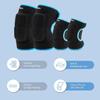 EULANT Adjustable Soft Elbow Pads and Knee Pads for Kids, Child Protective Pad Sets for Bicycle Roller Skating Basketball Football Volleyball Dancing Kneeling,Blue S view 3