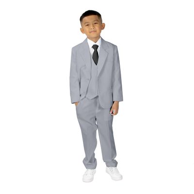 Spring Notion Boys' Classic Fit Grey Dress Suit Set 24M